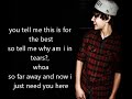 Justin Bieber – One Less Lonely Girl