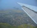 Landing@Kagoshima Airport (Japan )(RWY34)