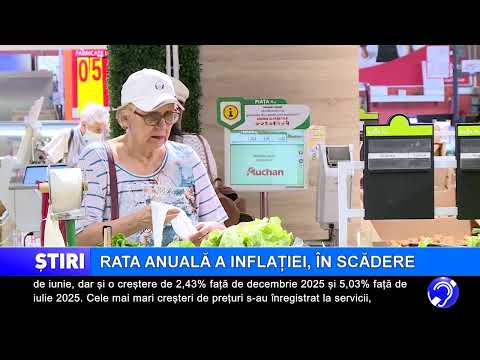 Rata anuală a inflației, în scădere