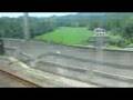 レールスター山口のある駅(新山口?)通過(Hikari railstar crusing somewhere Yamaguchi pref.)