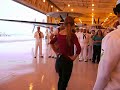 i was so lucky to see these two amazing people from dancing with the stars at the hangar on my own base in cali! amazing. jane was a sweetie and tony's a darling. :] the woman you hear talking at one point, is my mom asking them a question.