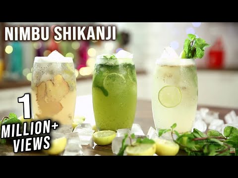 Nimbu Shikanji Recipe | Shikanji Recipe 3 Ways | Navratri Recipe | Shikanji Masala | Varun Inamdar