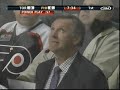 Colton Orr runs over Michael Leighton
