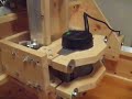My homebuilt CNC router. The very first test.