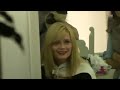 february 16th, 2010: mischa barton was spotted at byron & tracey tuesday afternoon. she had her hair dramatically shortened and lightened. as she was leaving the paps asked her if blondes have more fun, which she said she thought so. they also asked her about the photos of what appears to be her smoking pot.x17video.com