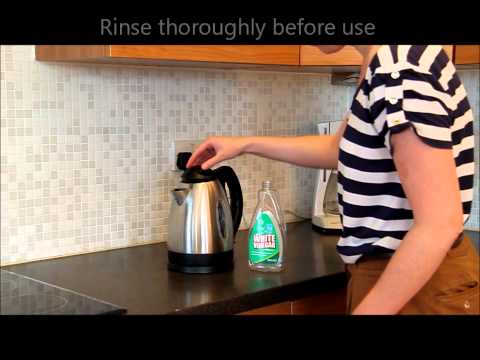 how to descale a kettle with lemon