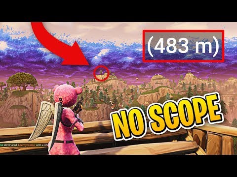 WORLD'S LONGEST HUNTING RIFLE NOSCOPE! | Fortnite Daily Funny and WTF Moments Ep. 120