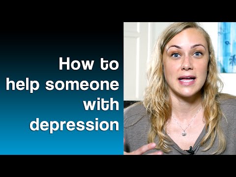 how to help someone with depression