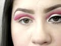 Dramatic Pink & Silver EyeShadow Tutorial Dramatic Pink & Silver EyeShadow Tutorial