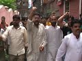 14 08 2008  demonstration by jklf  hq leaders let by farooq