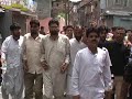 14 08 2008  demonstration by jklf  hq leaders let by farooq