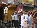 14 08 2008  demonstration by jklf  hq leaders let by farooq