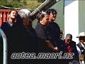 Kuia at Poukai, Okapu Marae, Aotea, New Zealand