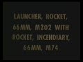 M202A1 Flame Assault Shoulder Weapon (Flash) Rocket Launcher