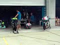 Faubel and Talmacsi warm up