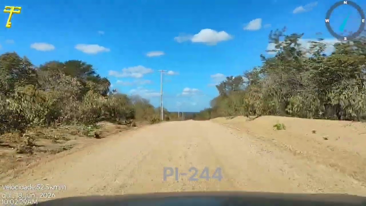 4:42 em 46 PI-244 Estrada de Terra