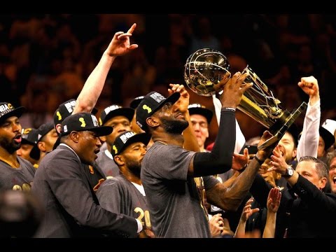 LeBron James dunking