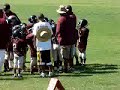 Hiram Johnson Jr. Warriors (18) vs Pleasant Grove Jr. Eagles (6) Hiram Johnson Jr. Warriors (18) vs Pleasant Grove Jr. Eagles (6)