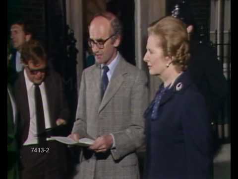 Margaret Thatcher tells press to rejoice during Falklands