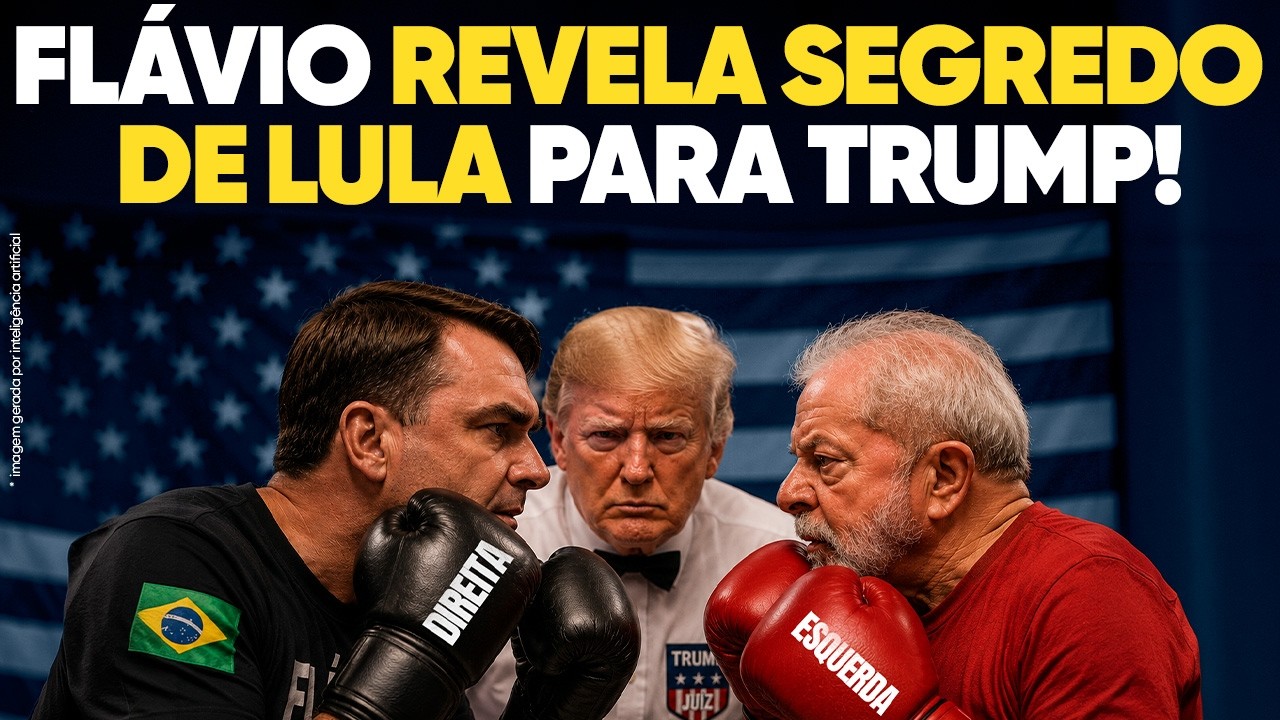 Flávio Dá Nocaute em Lula nos EUA: Veja!