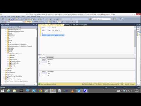 how to set default value in t-sql