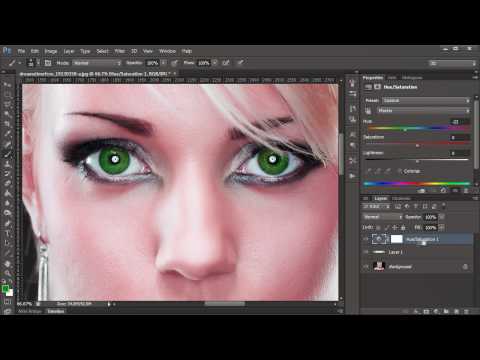 how to change eye color in photoshop