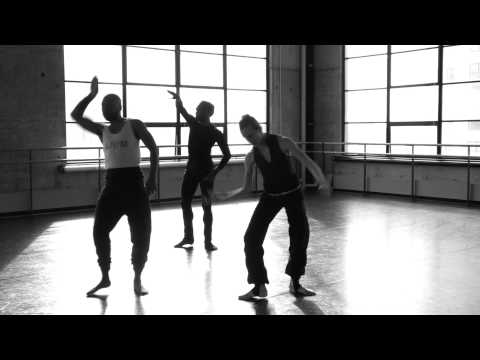 Wendy Whelan and choreographer Kyle Abraham in rehearsal for Restless Creature