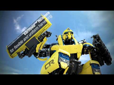 transforms - New Holland CR9090 robot fully transformed into the real combine harvester. Discover the new CR combine series http://agriculture.newholland.com/uk/en/WNH/CR...