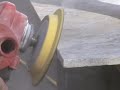 How to Bullnose Honed Travertine - Tile Installation Video