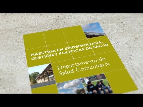 Maestría en Epidemiología, Gestión y Políticas de la Salud Maestría en Epidemiología, Gestión y Políticas de la Salud
