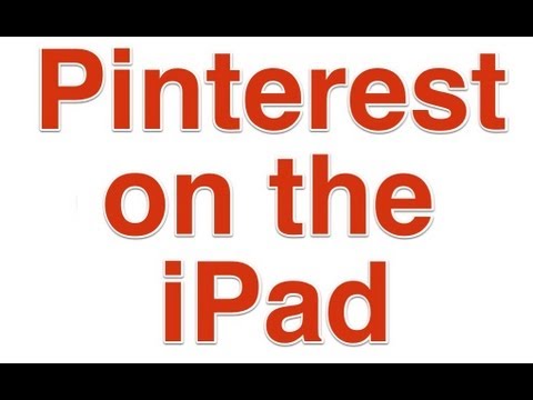 how to use pinterest on ipad