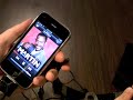 iPhone with MyVu Cyrstal Video Glasses