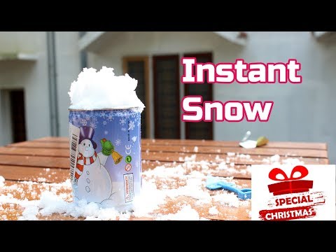 How to make Instant Snow