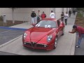 Alfa Romeo 8C Competizione & Lamborghini superleggera- walk around Rev ENGINE SOUND ! Alfa Romeo 8C Competizione & Lamborghini superleggera- walk around Rev ENGINE SOUND !