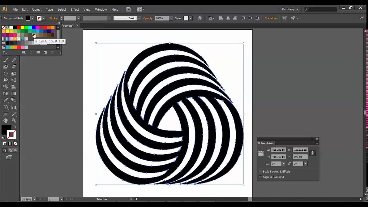 Live Trace Logo in Adobe Illustrator Video Tutorial