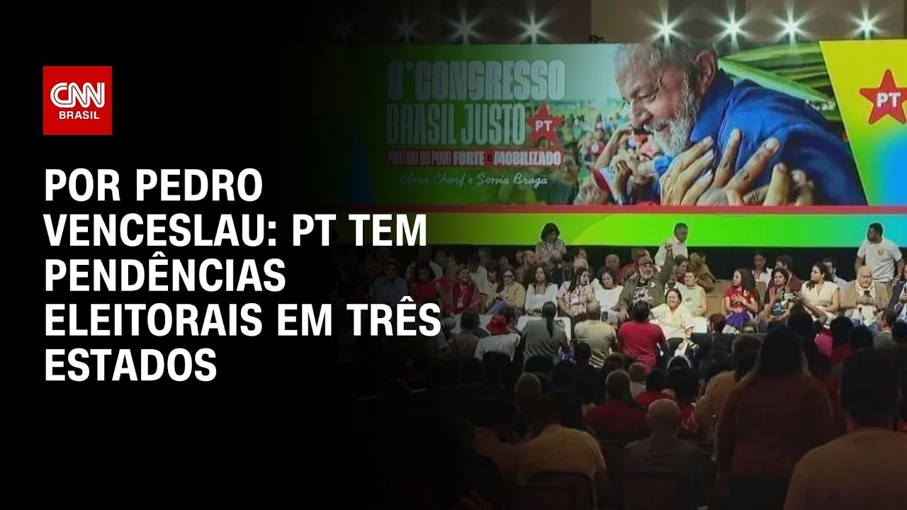 PT tem pendências eleitorais em três estados | CNN 360°