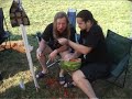 fette wassermelone gefuttert