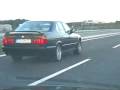 cruisin with BMW E34 on A99 near munich