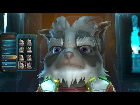 Wildstar: Dominion - Chua (genderless) Character Creation Customization Options (Wildstar Gameplay)