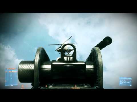 BF3 Chopper Stuck Mid Air LULZ