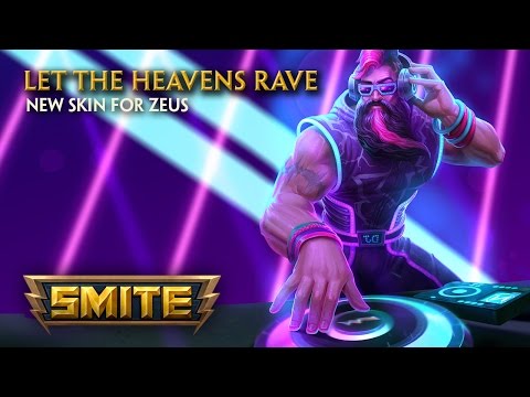 Новый скин для Зевса «Пусть небеса гвенуются» в Smite