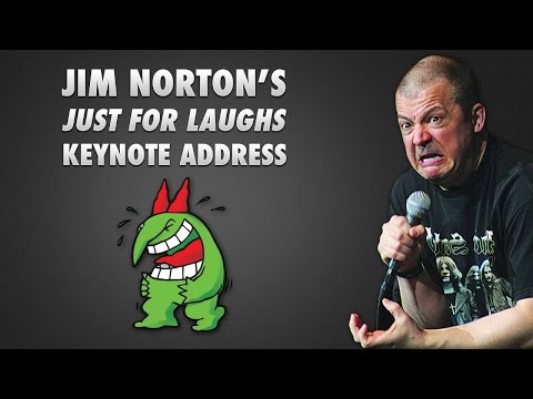 just - SiriusXM Talk a.k.a. The Opie & Anthony Channel aired Jim Norton's Keynote address at the Just For Laughs comedy festival in Montreal this morning; the audio is much better than the audience...