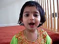 Shreya recites a thirukural