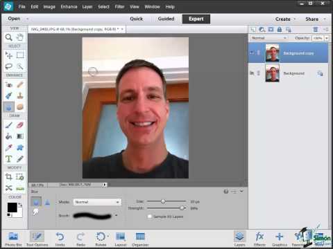 how to adjust blur in photoshop