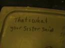 OG HATER: droppin some knowlege in the Porta-John.