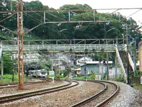 特急あずさ　相模湖駅通過②