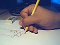 drawing marge as a cat !!!!