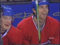hurricanes  canadiens 8/12/07  fight komisarek vs walker