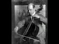 Pablo Casals plays Bach Suite #1