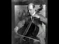 Pablo Casals plays Bach Suite #1